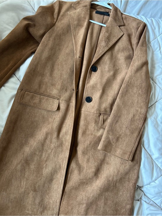 Zara Jackets & Blazers - Zara Camel Brown Suede-Style Blazer Coat